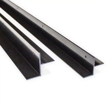 Solar Panel Ezy Large Rails (Twin Pack) Black Length 800mm - Everything Caravans