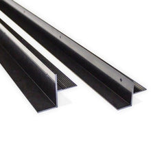 Solar Panel Ezy Small Rails (Twin Pack) Black Low Profile 800mm Long - Everything Caravans