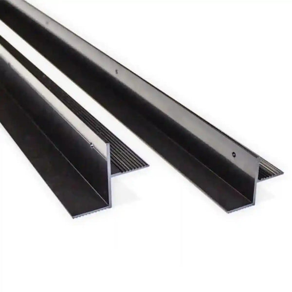 Solar Panel Ezy Small Rails (Twin Pack) Black Low Profile 800mm Long - Everything Caravans