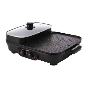 Sphere Hot Pot Electric BBQ 240volt Combo Skillet - Everything Caravans