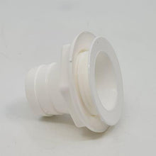 Straight White Waste fitting 25mm Outlet - Sink - Everything Caravans