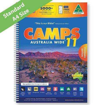Camps 11 Australia Wide A4 Camp Site Book Spiral Bound - Everything Caravans