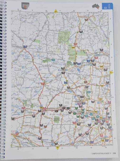 Camps 11 Australia Wide A4 Camp Site Book Spiral Bound - Everything Caravans