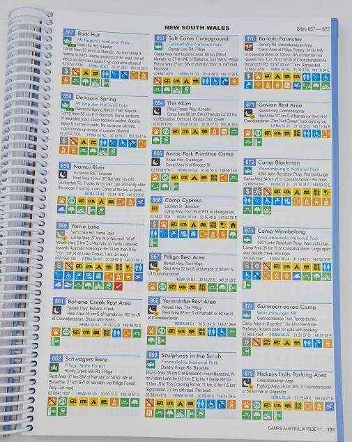 Camps 11 Australia Wide A4 Camp Site Book Spiral Bound - Everything Caravans