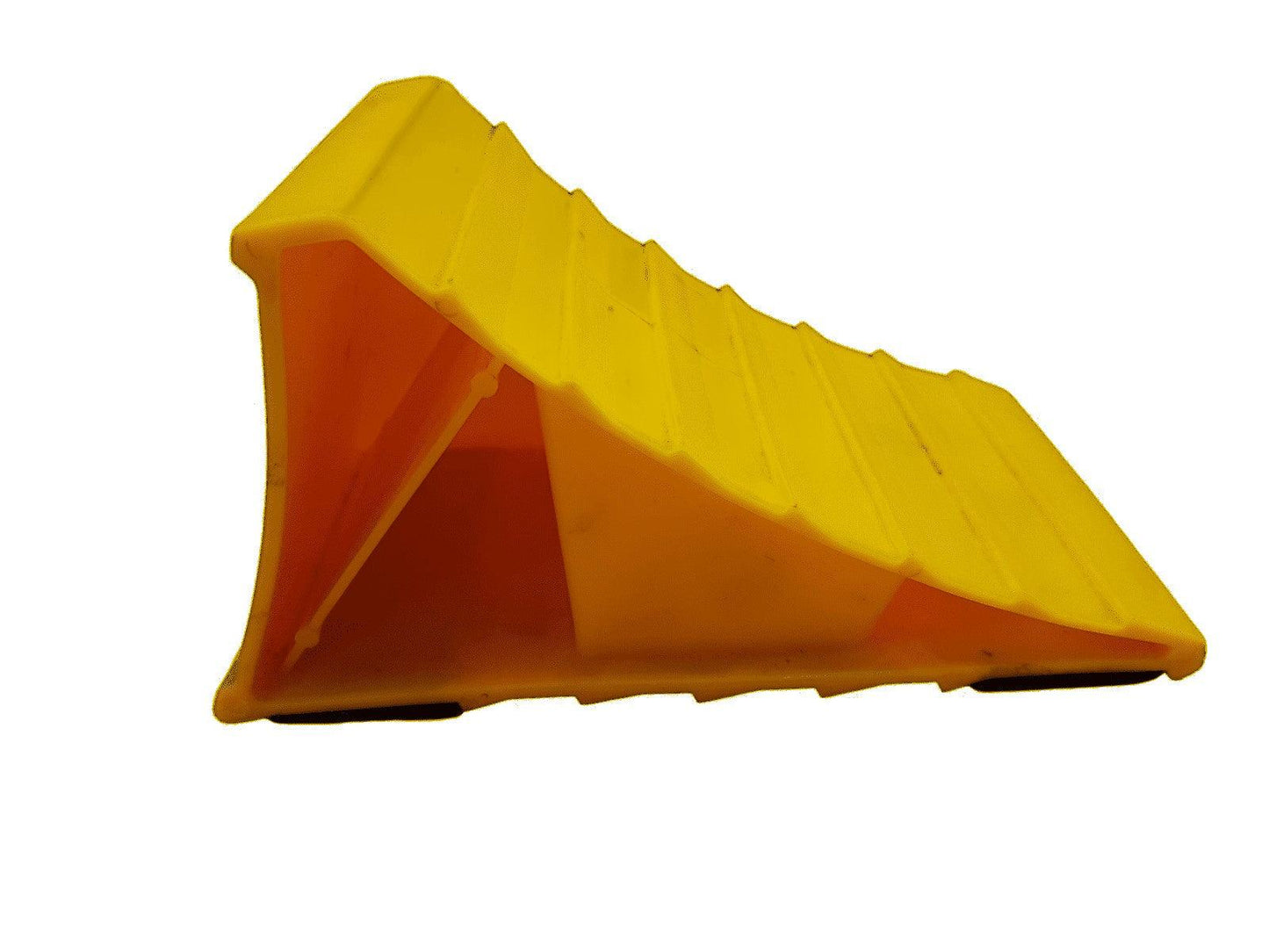 Supex Wheel Chock for All Caravans and Trailers Yellow Each - Everything Caravans