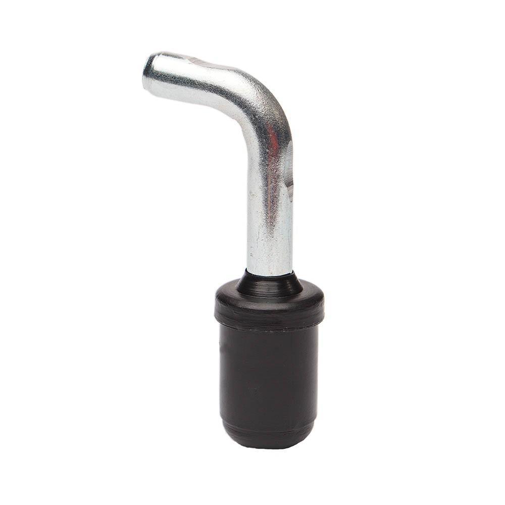 Supex Zinc Plated Bent Spigot ABS Plastic Base - Everything Caravans
