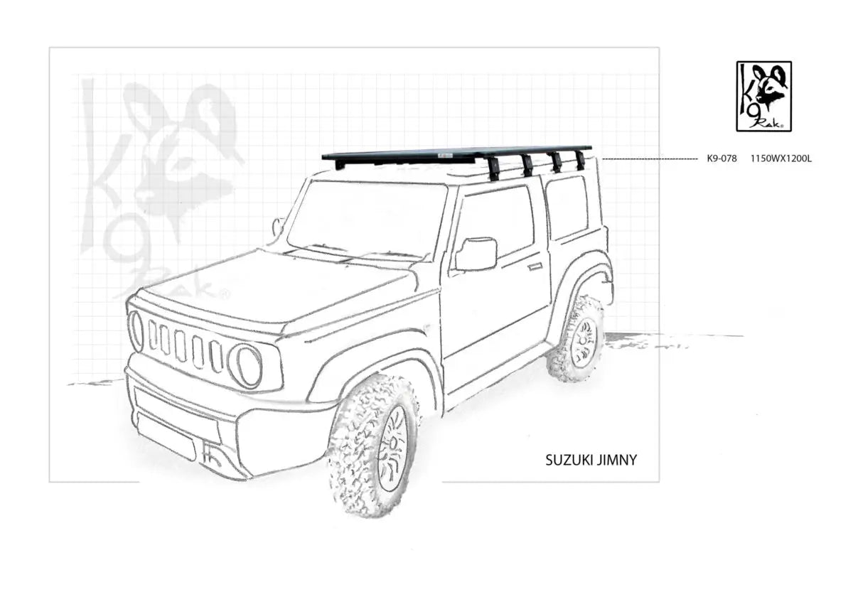 Suzuki Jimny K9 Roof Racks advanced expedition roof racks Eezi-Awn