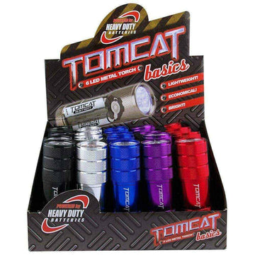 tomcat 6 Led Pocket torch includes Batteries - Everything Caravans