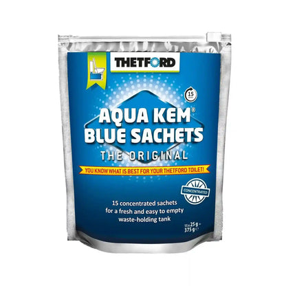 Thetford Aqua Kem Blue Sachets – 15Pk - Everything Caravans