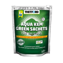 Thetford Aqua Kem Green Sachets – 12Pk - Everything Caravans