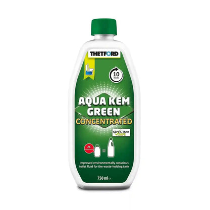 Thetford Aqua Kem Green Concentrated 750Ml Bottle of Toilet Chemical - Everything Caravans