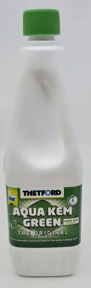 Thetford Aqua Kem Green Premium 1L Bottle of Toilet Chemical - Everything Caravans