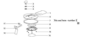 Thetford C400 Cassette Mechanism - Seal Only - Everything Caravans