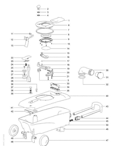 Thetford C400 Cassette Mechanism - Seal Only - Everything Caravans