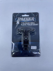 Thunder 7 Pin Small Round Plastic Trailer Socket - Everything Caravans