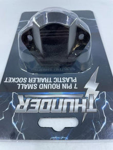 Thunder 7 Pin Small Round Plastic Trailer Socket - Everything Caravans
