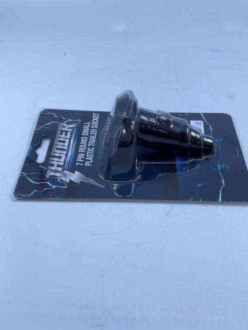 Thunder 7 Pin Small Round Plastic Trailer Socket - Everything Caravans