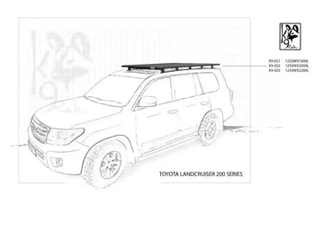 200 Series K9 Roof Racks Expedition Quality - Everything Caravans