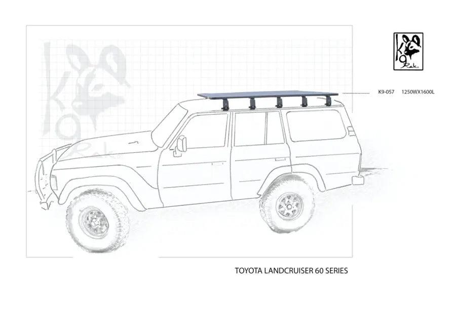 K9 Roof Racks compatible with 60 Series Expedition Quality - Black Friday Sale - Everything Caravans