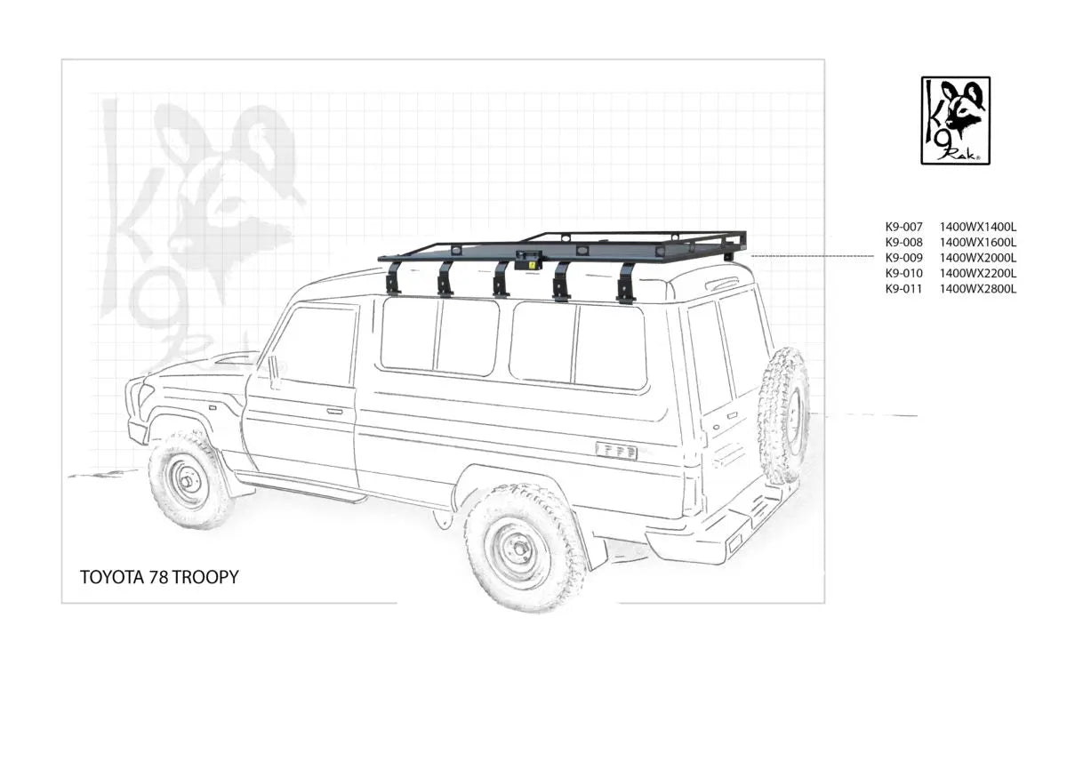 Best roof rack discount for troopy