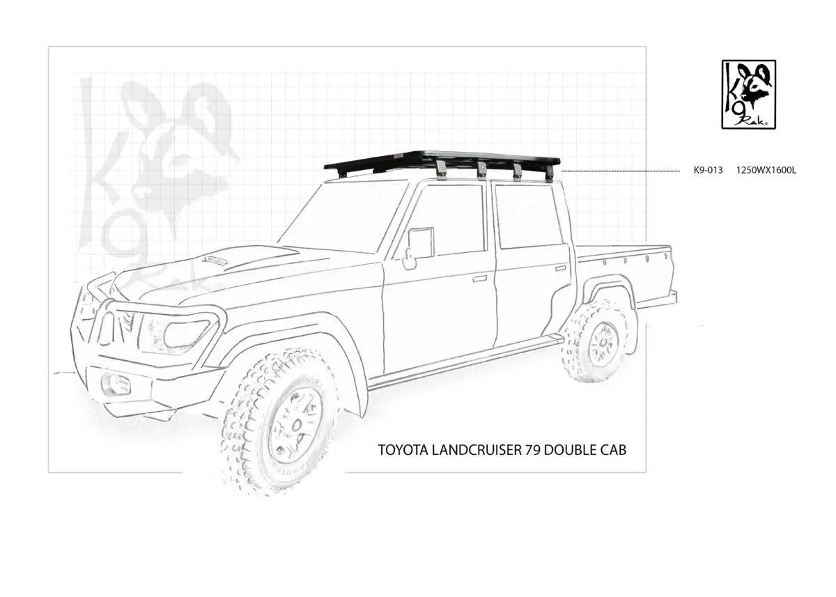 79 Series K9 Roof Racks Expedition Quality - Black Friday Sale - Everything Caravans