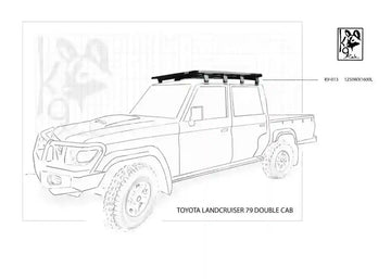 79 Series K9 Roof Racks Expedition Quality - Black Friday Sale - Everything Caravans