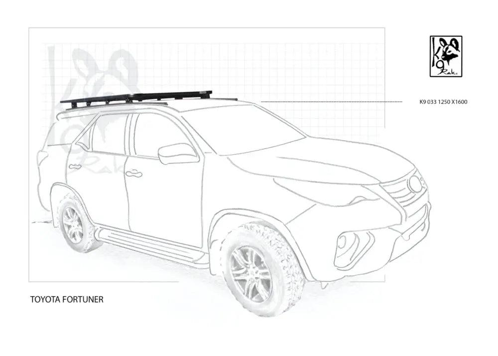 Fortuner 2016+ K9 Roof Racks Expedition Quality - Everything Caravans