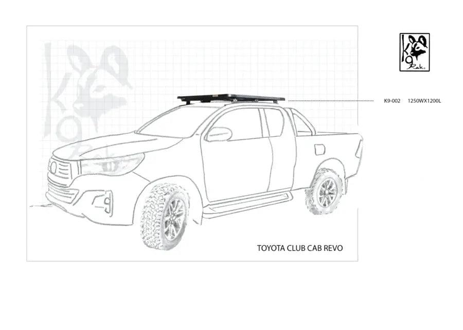 Hilux K9 Roof Racks Expedition Quality - Everything Caravans