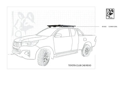 Hilux K9 Roof Racks Expedition Quality - Everything Caravans