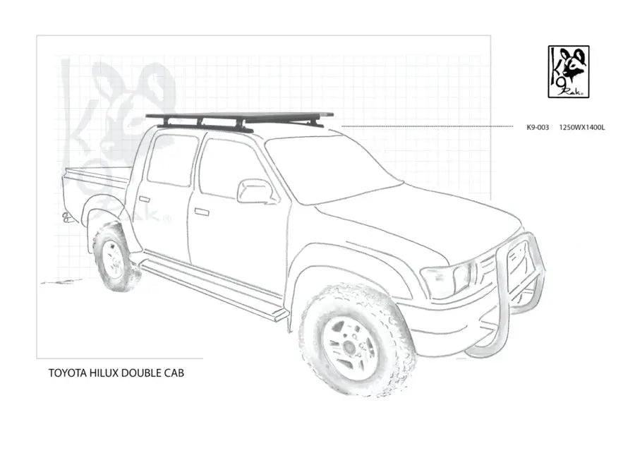 Hilux K9 Roof Racks Expedition Quality - Everything Caravans