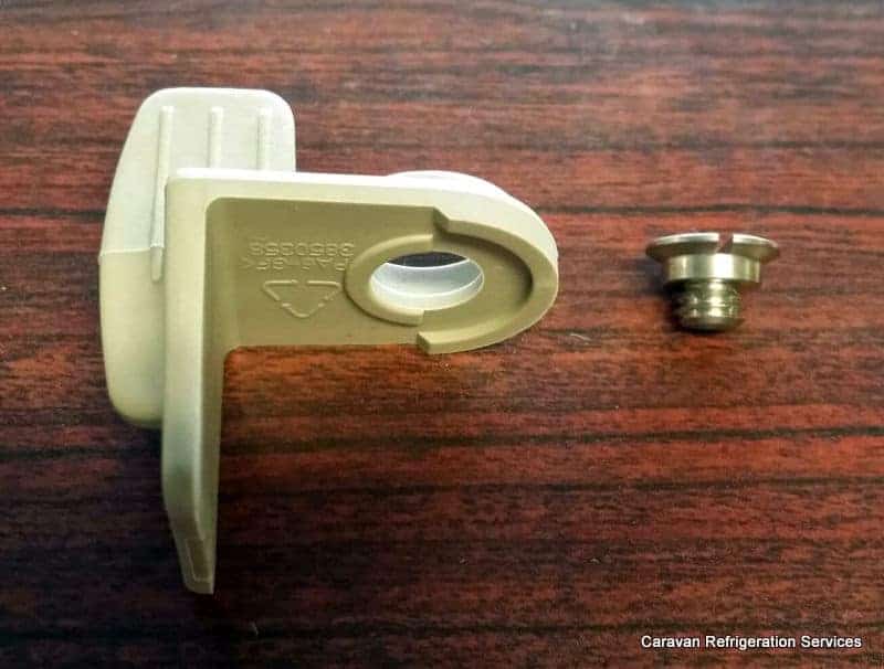 Travel Door Latch for old style Dometic RM2350 - Beige Dometic