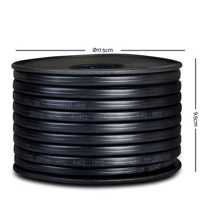 Twin Core Wire Electrical Automotive Cable 2 Sheath 450V 6mm 30M - Everything Caravans