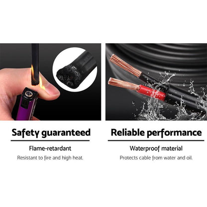 Twin Core Wire Electrical Automotive Cable 2 Sheath 450V 6mm 60M - Everything Caravans
