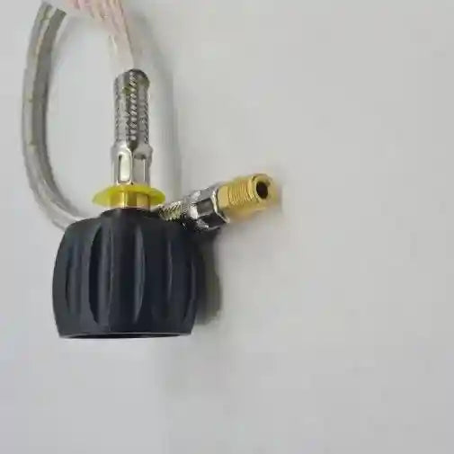 New Type Gas Hose POL 1-4 inverted Flare Flexible Pigtail 600mm Long - Everything Caravans