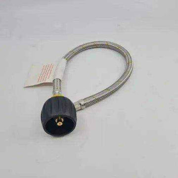 New Type Gas Hose POL 1-4 MNPT Flexible Pigtail 450mm - Everything Caravans