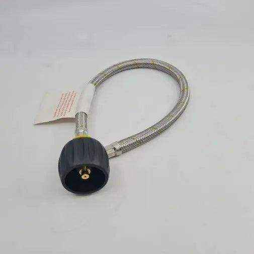 New Type Gas Hose POL 1-4 MNPT Flexible Pigtail 600mm - Everything Caravans