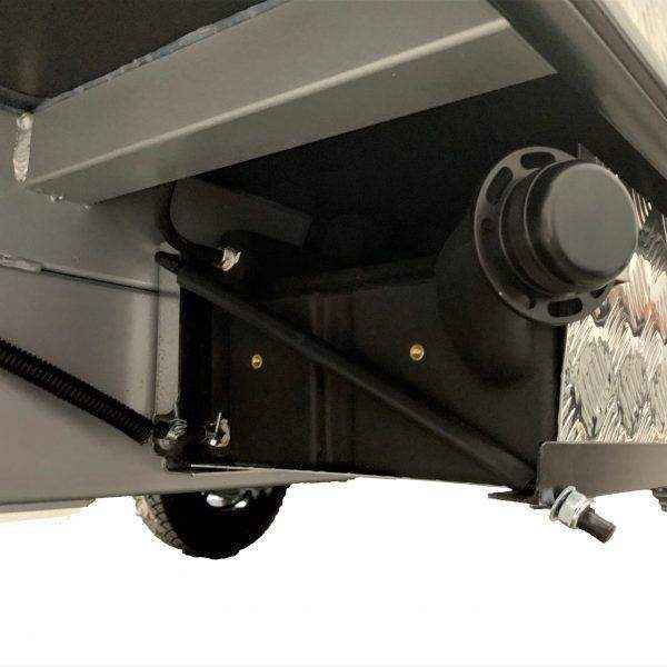 Under caravan mount Diesel Heater Tank Black 15 litre - Everything Caravans