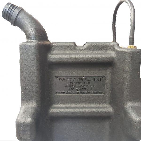 Under Caravan Mount Diesel Heater Tank Black 15 Litre - Everything Caravans
