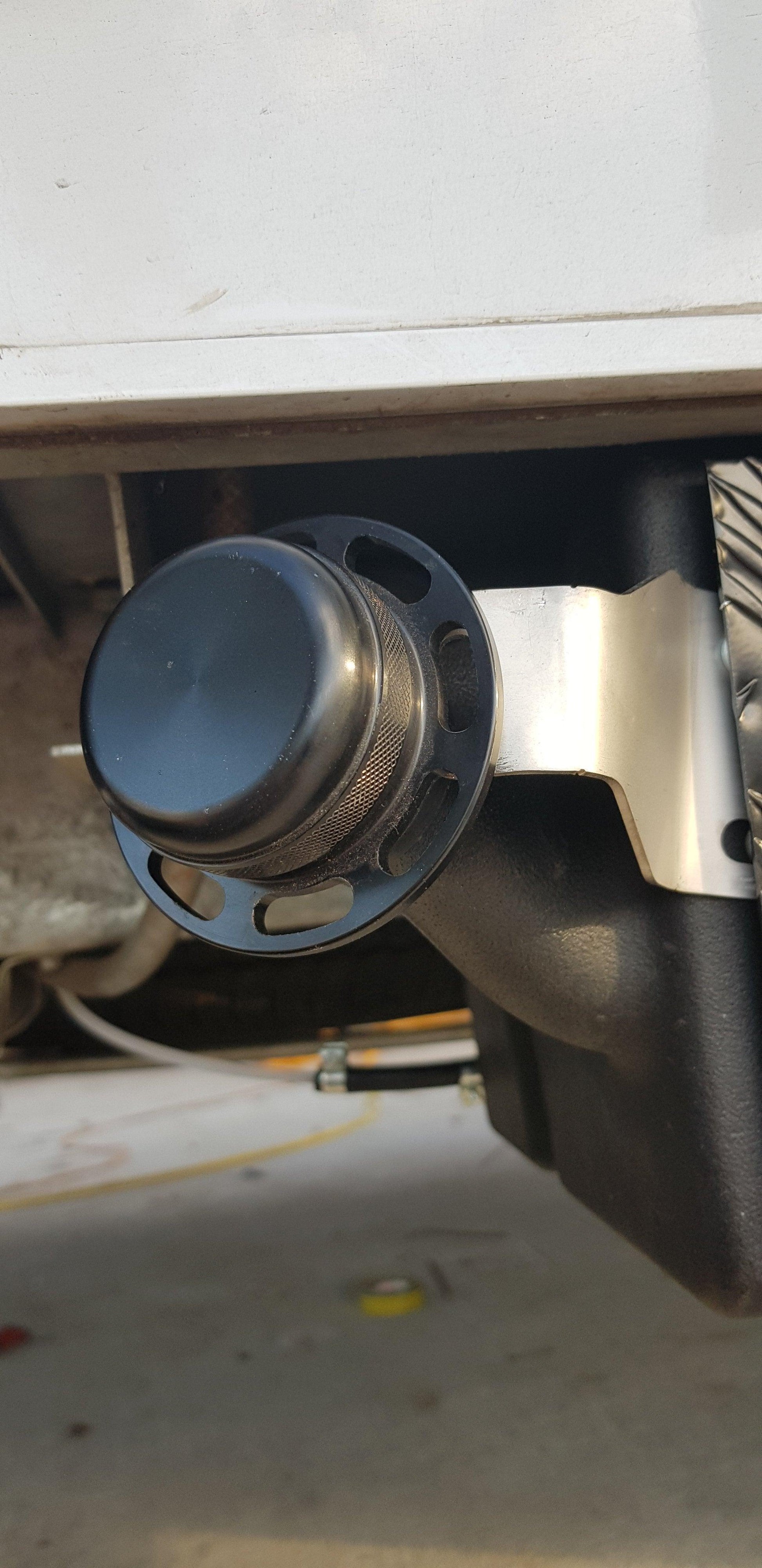 Under Caravan Mount Diesel Heater Tank Black 15 Litre - Everything Caravans