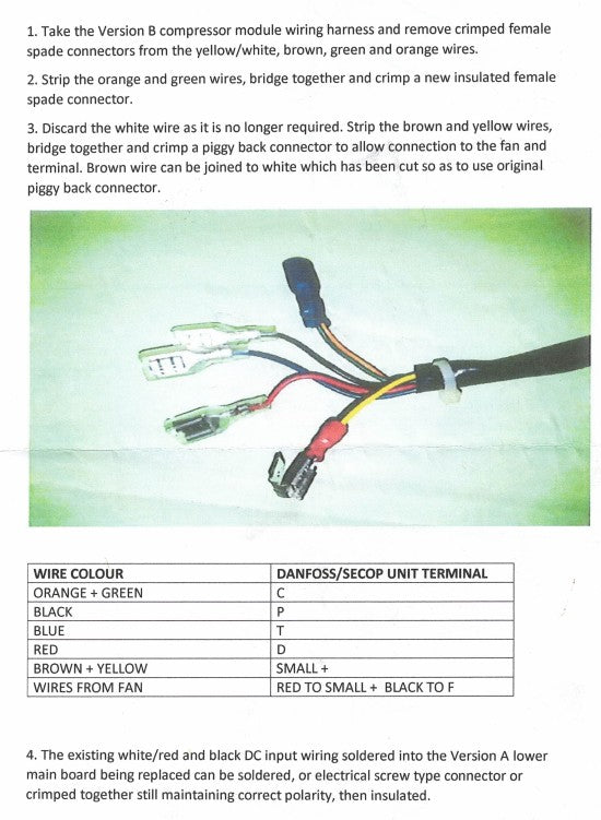 Digital PCB upgrade for Waeco CF Portable Fridges CF35 to CF110 VerA to Version B Waeco