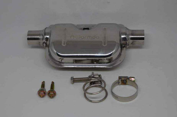 Warmda Diesel Heater Muffler Suits 24mm ID Exhaust Pipe - Everything Caravans