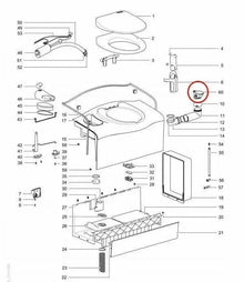 Water Fill Extension to Suit Thetford Bench Type Toilets - Everything Caravans