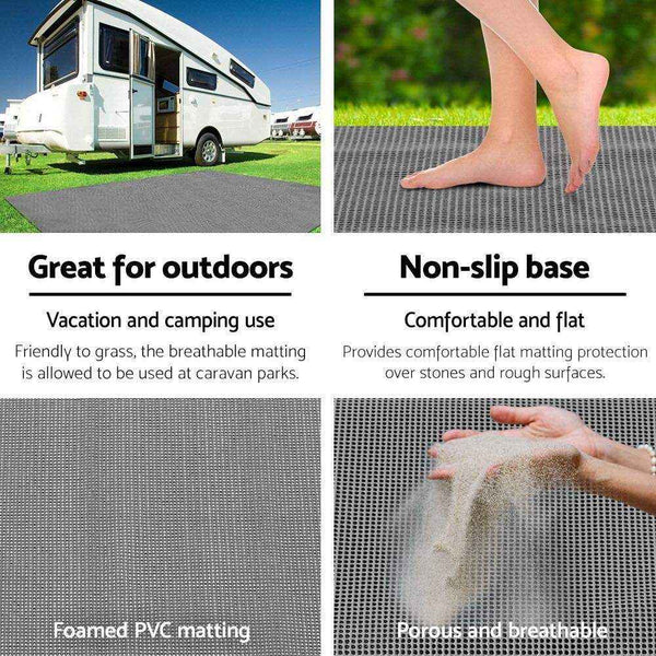 3Mx2.5M Annex Floor Mat Grey - Everything Caravans