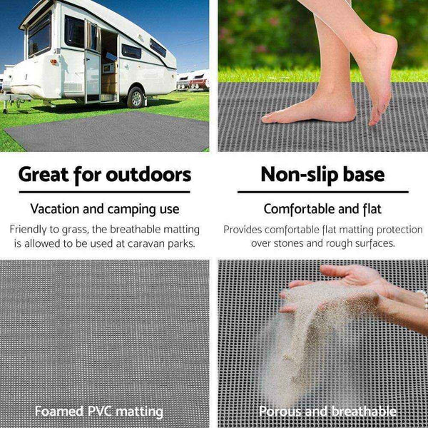 4Mx2.5M Annex Floor Mat Grey - Everything Caravans