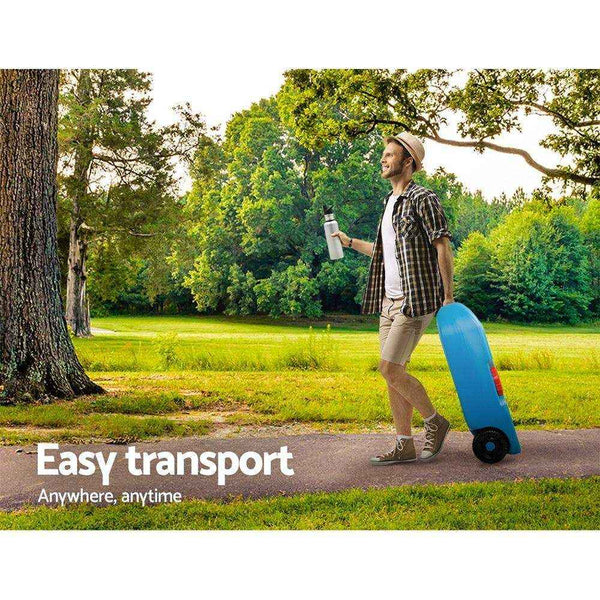 40L Blue Portable Wheel Water Tank - Everything Caravans