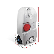 40L Grey Portable Wheel Water Tank - Everything Caravans