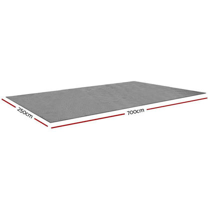 7Mx2.5M Annex Floor Mat Grey - Everything Caravans