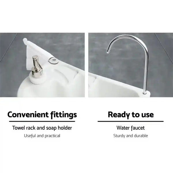 Portable Camping Wash Basin 19L Wash Stand - Everything Caravans