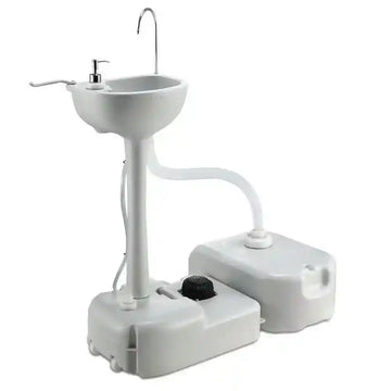 Portable Camp Wash Basin 43L with Grey Water Storage - Everything Caravans