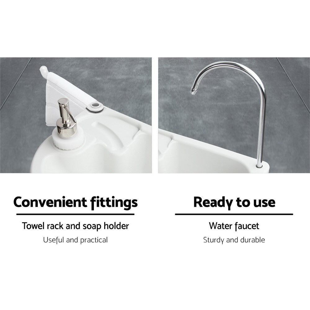 Portable Camp Wash Basin 43L with Grey Water Storage – Everything